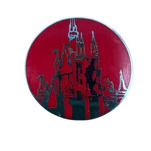 Disney Trading Pin 2011 Park Icons Red Circle Cinderella's Castle